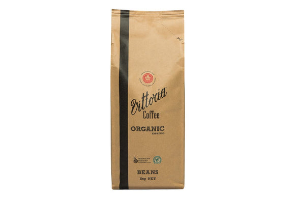 NNEKG Vittoria Rainforest Espresso Organic Coffee Beans 1kg