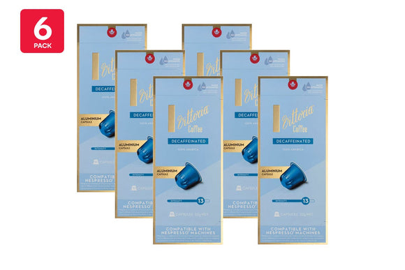 NNEKG Vittoria Cafe Nespresso Compatible Coffee Capsules 6 Pack of 10 Pods