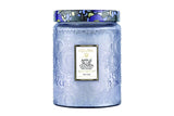 NNEKG Apple Blue Clover Large Glass Jar Candle 100 Hour (18oz 510g)