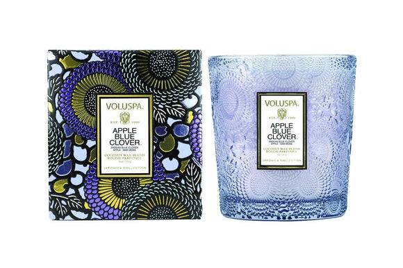 NNEKG Apple Blue Clover Classic Candle 60 Hour (9oz 255g)