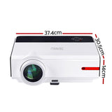 NNEDSZ Mini Video Projector Portable HD 1080P 3200 Lumens Home USB VGA HDMI