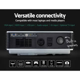 NNEDSZ Mini Video Projector Portable HD 1080P 3200 Lumens Home USB VGA HDMI