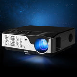 NNEDSZ Video Projector Wifi USB Portable 4000 Lumens HD 1080P Home Theater Black