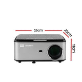 NNEDSZ Devanti Mini Video Projector Wifi USB HDMI Portable 3800 Lumens HD 1080P Home Theater