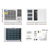NNEDSZ Window Air Conditioner Portable 2.7kW Wall Cooler Fan Cooling Only