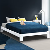 NNEDSZ Bed Frame Double Size Wooden Bed Base JADE Timber Foundation Mattress