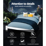 NNEDSZ Queen Wooden Bed Base Frame Size JADE Timber Foundation Mattress Platform