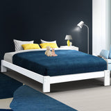 NNEDSZ Queen Wooden Bed Base Frame Size JADE Timber Foundation Mattress Platform