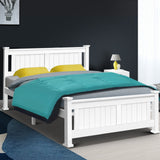 NNEDSZ Queen Size Wooden Bed Frame Kids Adults Timber