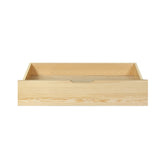NNEDSZ Set of 2 Bed Frame Storage Drawers Timber Trundle for Wooden Bed Frame Base Oak