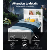 NNEDSZ King Single Wooden Timber Bed Frame