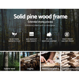 NNEDSZ King Single Wooden Timber Bed Frame