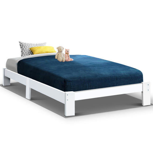 NNEDSZ Bed Frame Single Wooden Bed Base Frame Size JADE Timber Mattress Platform