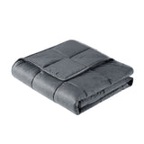 NNEDSZ Bedding 5KG Plush Minky Weighted Gravity Blanket Deep Relax Calming Adult