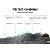 NNEDSZ Bedding 5KG Plush Minky Weighted Gravity Blanket Deep Relax Calming Adult