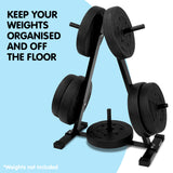 NNEDPE Powertrain Weight Plates Storage Home Gym Rack