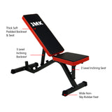 NNEDPE Adjustable Incline Decline Home Gym Bench
