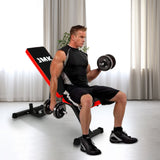 NNEDPE Adjustable Incline Decline Home Gym Bench