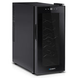 NNEDSZ Wine Cooler 12 Bottle Thermoelectric Fridge Storage Chiller