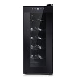NNEDSZ Wine Cooler 12 Bottle Thermoelectric Fridge Storage Chiller