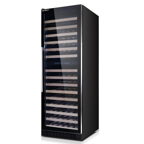NNEDSZ 155 Bottles Wine Cooler Compressor Fridge Chiller Commercial