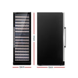 NNEDSZ 155 Bottles Wine Cooler Compressor Fridge Chiller Commercial