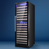 NNEDSZ 155 Bottles Wine Cooler Compressor Fridge Chiller Commercial