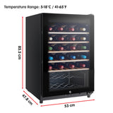 NNEDPE Nordic 34 Bottle Wine Fridge WC34