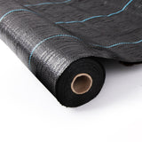 NNEDSZ  3.66m x 20m Weedmat Weed Control Mat Woven Fabric Gardening Plant PE