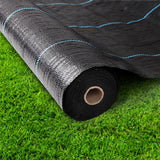 NNEDSZ  3.66m x 20m Weedmat Weed Control Mat Woven Fabric Gardening Plant PE