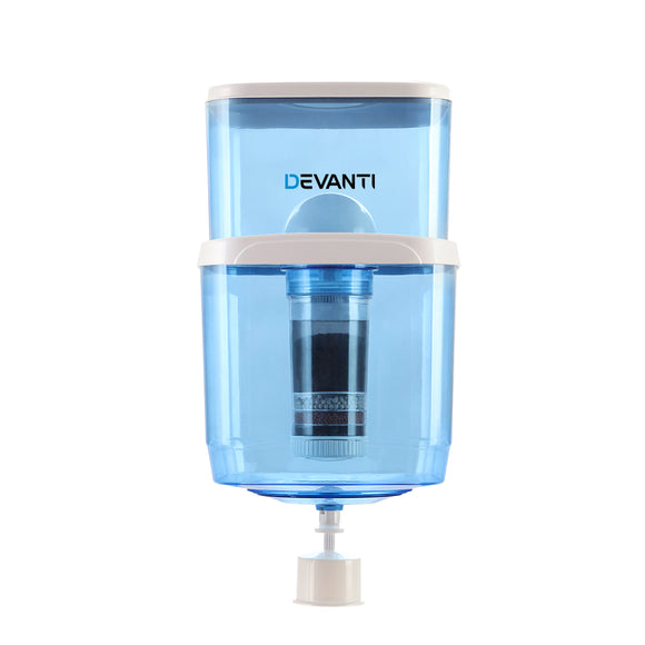 NNEDSZ 22L Water Cooler Dispenser Purifier Filter Bottle Container 6 Stage Filtration