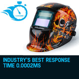 NNEMB Burning Skull Solar Auto Darkening Welding Helmet Mask MIG/ARC/TIG Welder Machine