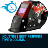 NNEMB Aussie Flag Solar Auto Darkening Welding Helmet MIG/ARC/TIG Welder Machine Mask