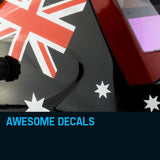 NNEMB Aussie Flag Solar Auto Darkening Welding Helmet MIG/ARC/TIG Welder Machine Mask