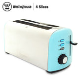NNEDPE Westinghouse 4 Slice Toaster - Pearl Blue
