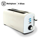 NNEDPE Westinghouse 4 Slice Toaster - Pearl White