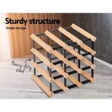 NNEDSZ 12 Bottle Timber Wine Rack