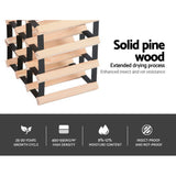NNEDSZ 12 Bottle Timber Wine Rack