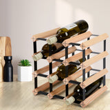 NNEDSZ 12 Bottle Timber Wine Rack