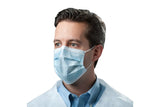 NNEKG Werko 3 Ply Protective Disposable Face Mask (50 Pack Blue)