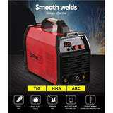 NNEDSZ 220 Amp Inverter Welder TIG MMA ARC DC Gas Welding Machine Stick Portable