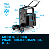 NNEMB Welding Trolley Cart Drawer Welder Cabinet MIG TIG ARC Plasma Cutter Bench
