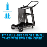 NNEMB Welding Cart Trolley MIG TIG ARC MMA Welder Plasma Cutter Storage Bench