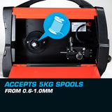 NNEMB 155Amp MIG ARC MAG Gas Gasless Welder DC Welding Machine Inverter Tool