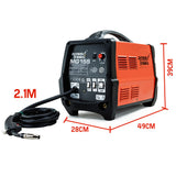 NNEMB 155Amp MIG ARC MAG Gas Gasless Welder DC Welding Machine Inverter Tool