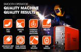 NNEMB 250 Amp 4-in-1 Inverter Welder MIG TIG Stick GMAW ARC Gas Gasless-with Accessories