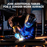 NNEMB 150kg Capacity Angle Adjustable Welding Table