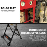 NNEMB Welding Table 150kg Capacity Height and Angle Adjustable