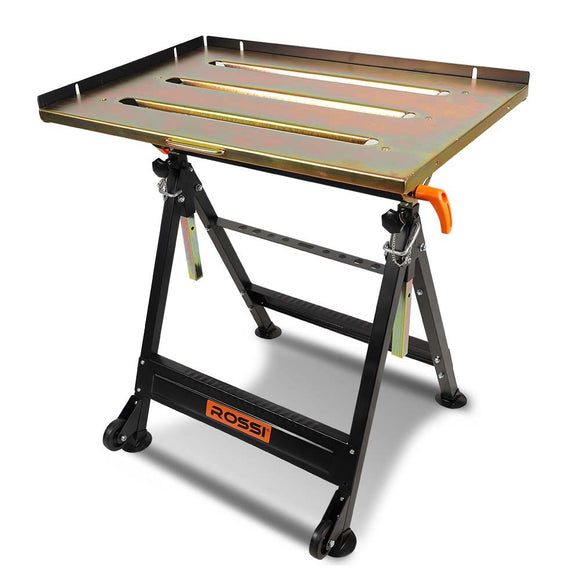 NNEMB Welding Table 150kg Capacity Height and Angle Adjustable