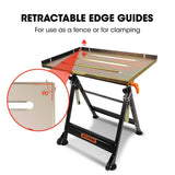 NNEMB Welding Table 150kg Capacity Height and Angle Adjustable